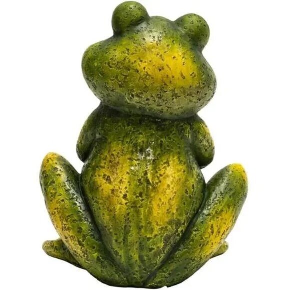 Frog Statue - This Adorable Frog Will Watch Over Your Garden - Picture 2 of 3